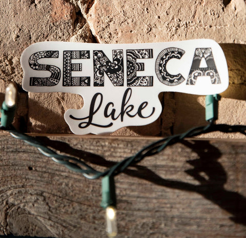 Seneca Lake Sticker - Staving Artist Woodwork