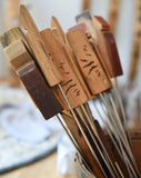 Wine Barrel Handle Stainless Steel Skewers - Staving Artist Woodwork