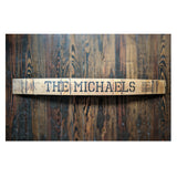 Custom Painted Wine Barrel Sign - Staving Artist Woodwork