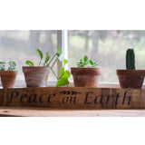 PEACE ON EARTH Wine Barrel Stave - Staving Artist Woodwork