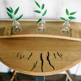 Wine Barrel Stave Tea Light Holder (3 hole) - Staving Artist Woodwork