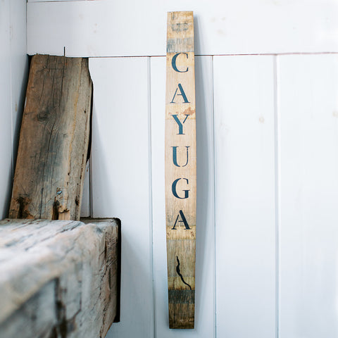 CAYUGA Wine Barrel Stave - Staving Artist Woodwork