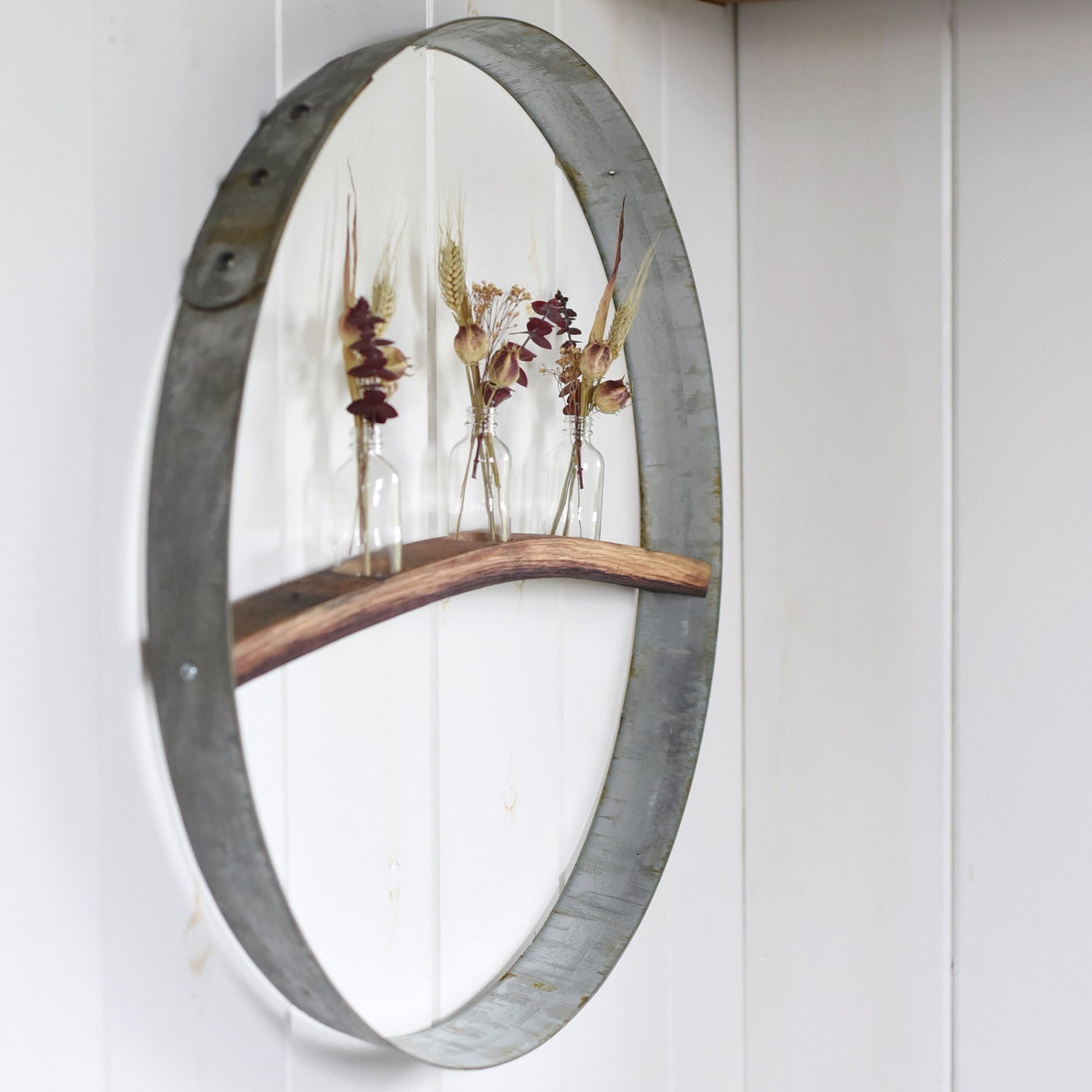 Wine Barrel Wall Hanging Staving Artist Woodwork