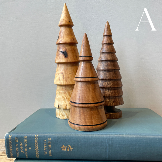 Hand Turned Trees - Set of 3 - Staving Artist Woodwork