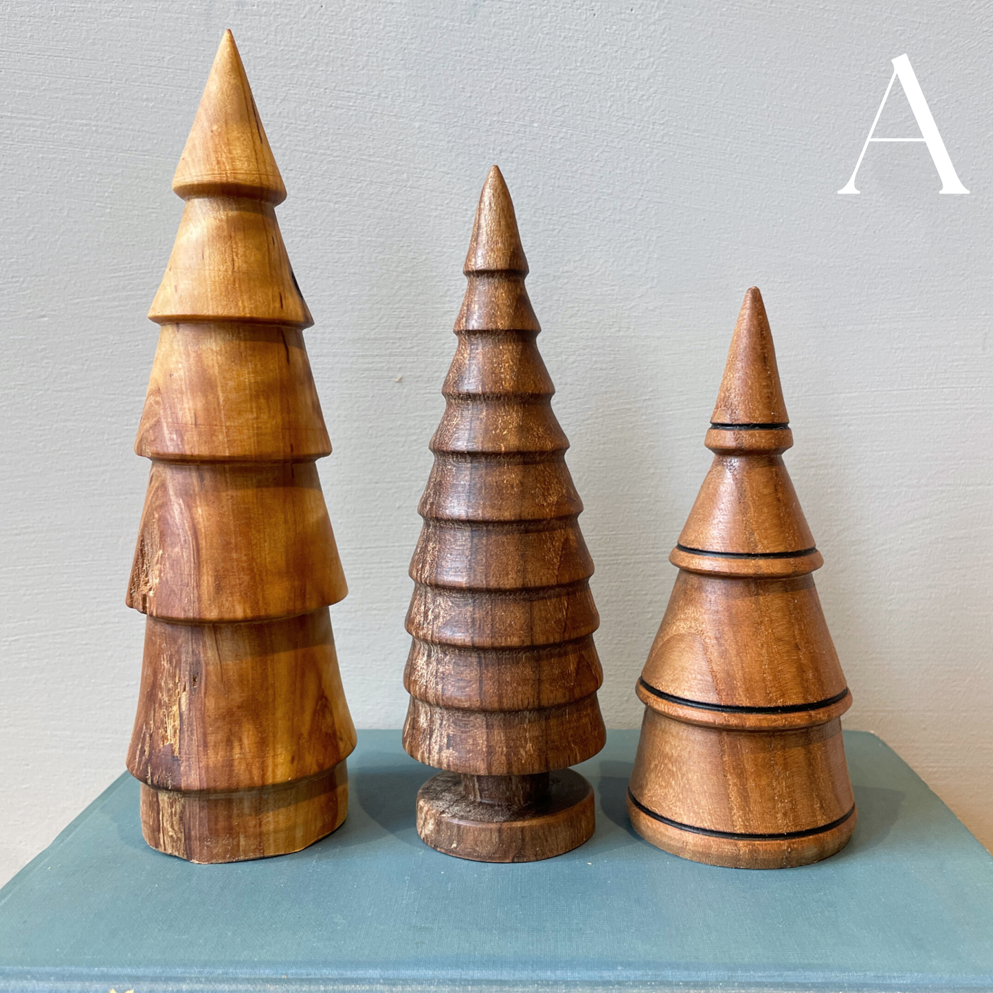 Hand Turned Trees - Set of 3 - Staving Artist Woodwork