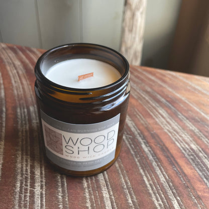WOODSHOP - Hand-poured Soy Candle - Staving Artist Woodwork