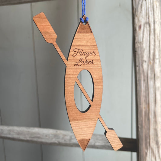 Finger Lakes Ornaments - Staving Artist Woodwork