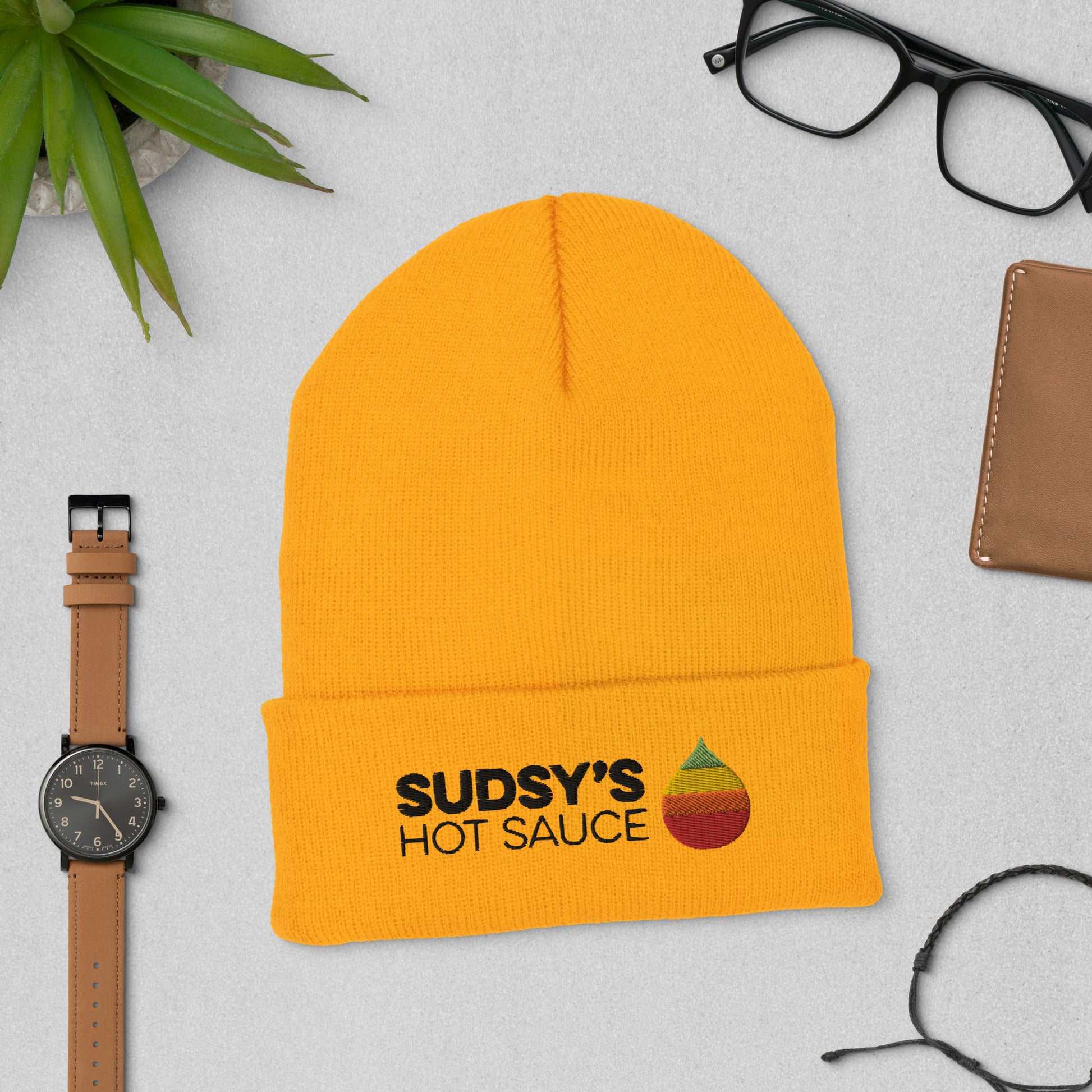 Sudsy's Cuffed Beanie - Staving Artist Woodwork