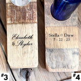 The Sylvia Stave - Custom Engraved Candle Holder - Staving Artist Woodwork