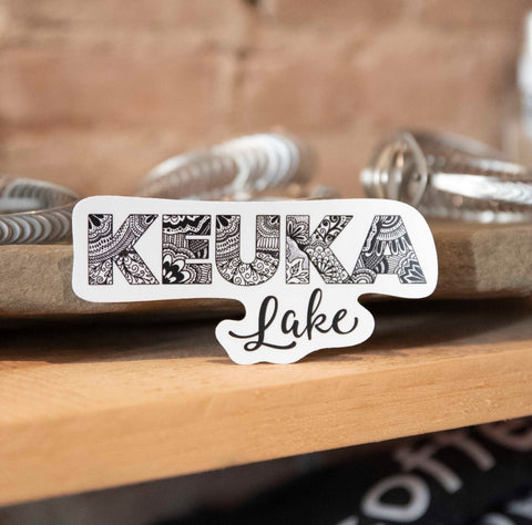 Keuka Lake Sticker - Staving Artist Woodwork