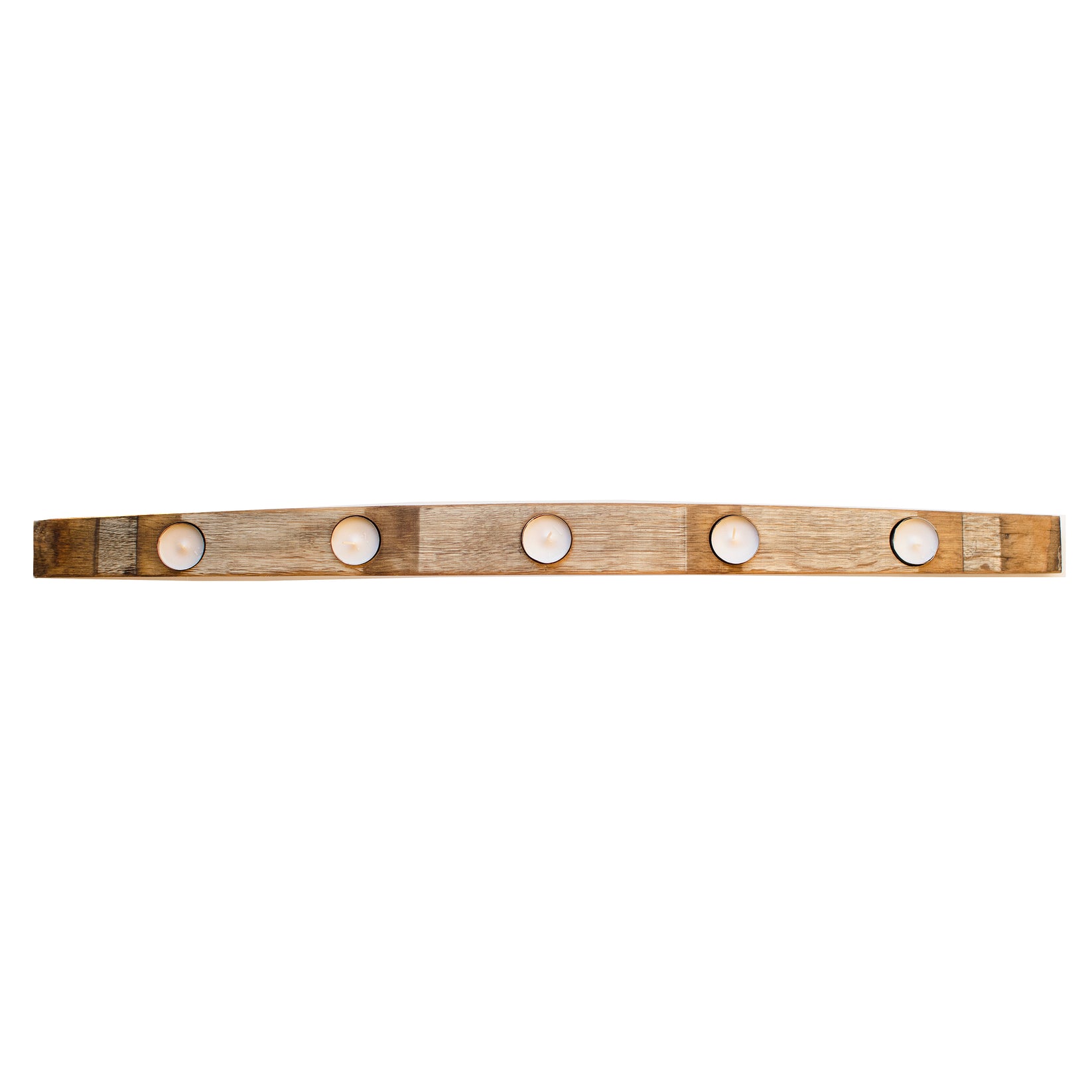 Gathering Stave – 5 Light Wine Barrel Candle Holder – Staving Artist ...
