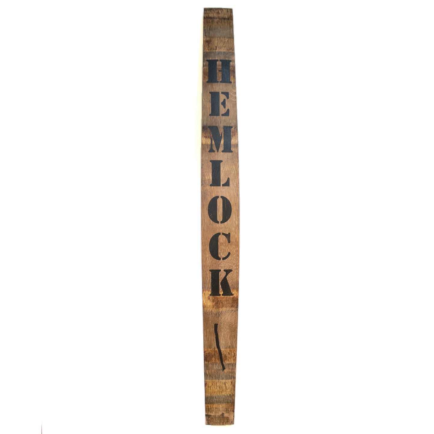 Hemlock Lake Vertical Wine Barrel Stave – Unique Finger Lakes Décor ...