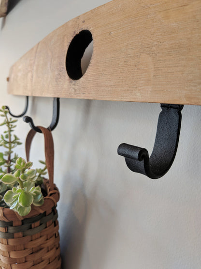 Barrel Stave Clothes/Towel Rack - Staving Artist Woodwork