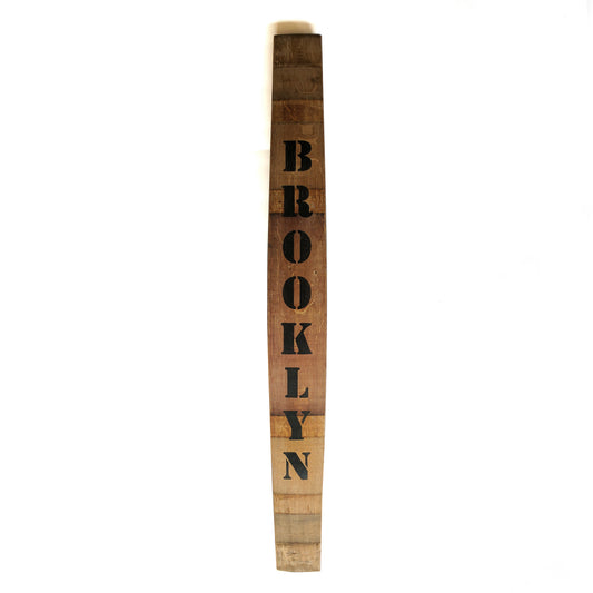 BROOKLYN Wine Barrel Stave - Staving Artist Woodwork