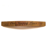 OUR HAPPY PLACE KEUKA  Wine Barrel Stave - Staving Artist Woodwork