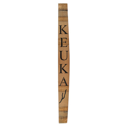 KEUKA Wine Barrel Stave - Staving Artist Woodwork