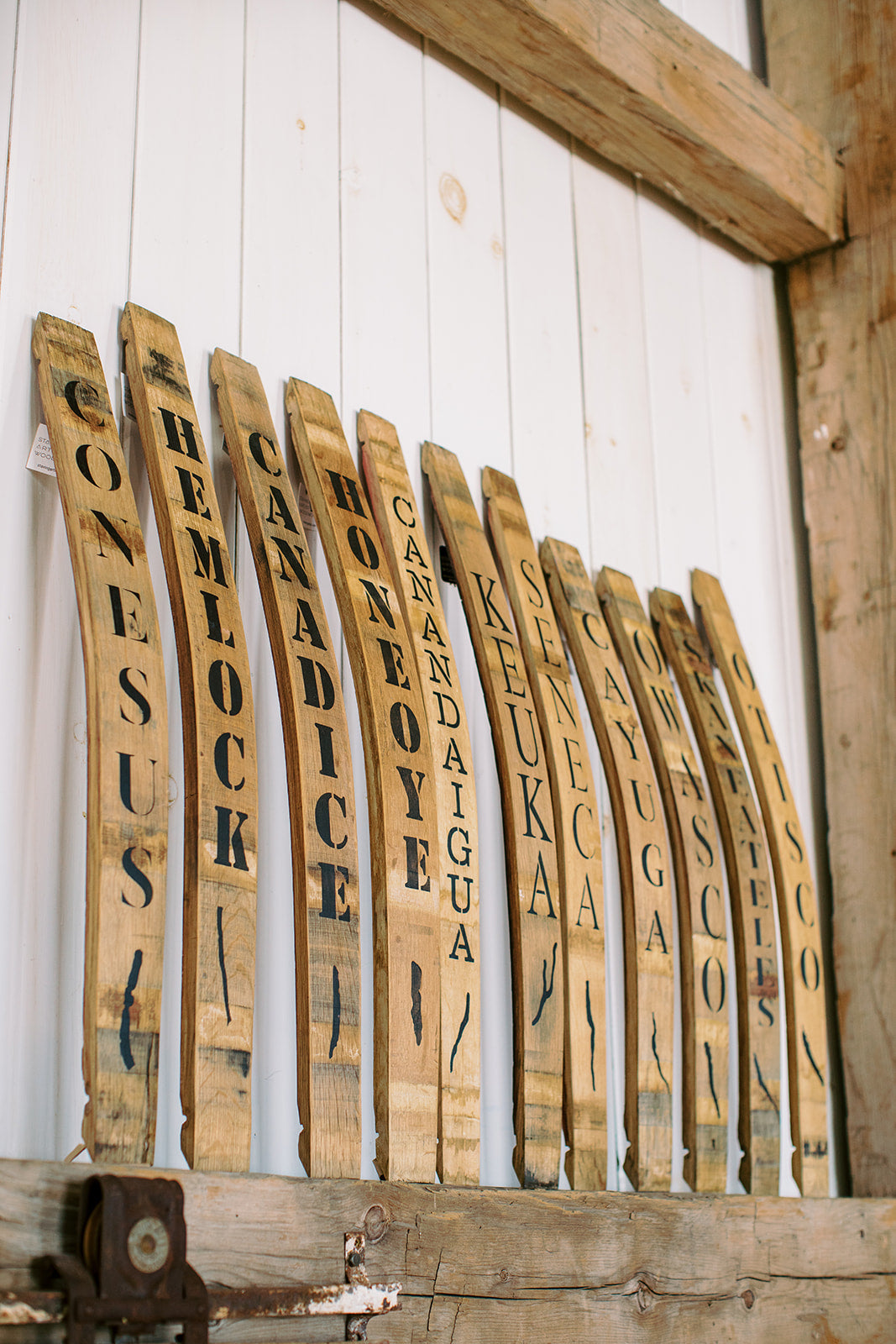 Finger Lakes - Complete Set of 11 Lakes - Staving Artist Woodwork