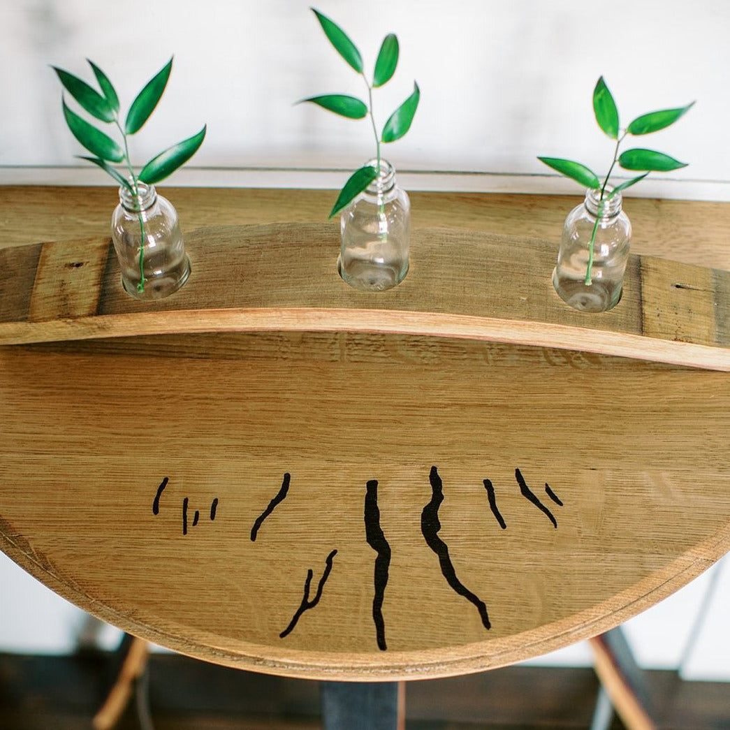 Wine Barrel Stave Tea Light Holder (3 hole) - Staving Artist Woodwork