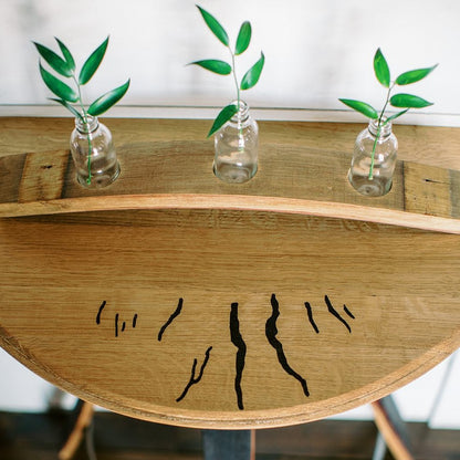 Wine Barrel Stave Tea Light Holder (3 hole) - Staving Artist Woodwork