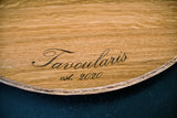 Engraved Revolving Tray - Staving Artist Woodwork