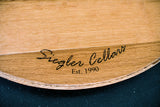 Engraved Revolving Tray - Staving Artist Woodwork